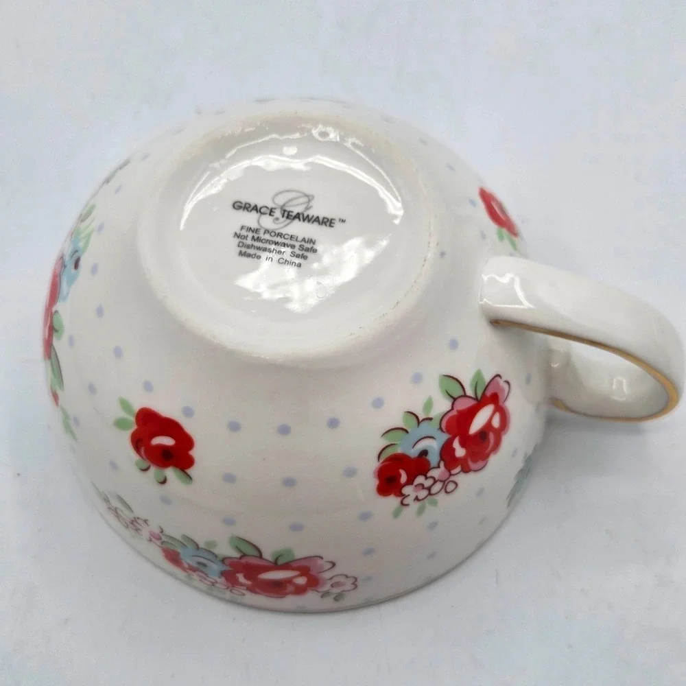 Grace Teaware Tea For One 4 Piece Set Katie Rose Bone China BRAND NEW!
